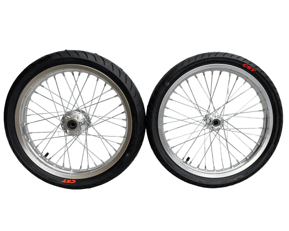 17in Chrome Supermoto Wheelset for Talaria Sting and XXX