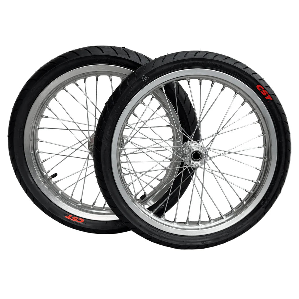 17in Chrome Supermoto Wheelset for Talaria Sting and XXX